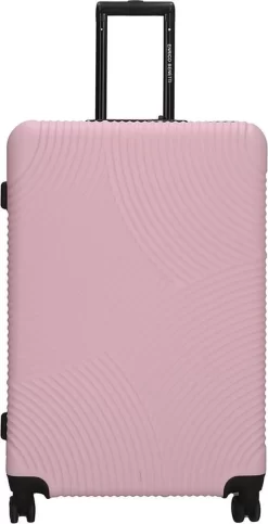 Enrico Benetti Koffer / Trolley / Reiskoffer - 75 X 46 X 25 Cm - 93 Liter - ABS - Maat L - Louisville - Roze