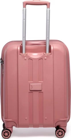 ©TROLLEYZ - Paris No.5 - Trolley - 55cm Met TSA Slot - Dubbele Wielen - 360° Spinners - 100% Polypropyleen - Handbagage Koffer In Rose Blush -Reisopslagwinkel 616x1200 8
