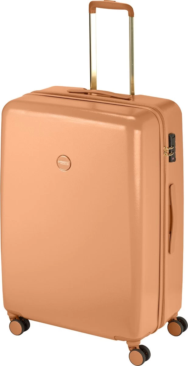 Princess Traveller Harlem - Reiskoffer - Recycled PET - Camel - L (76cm) 2 Princess Traveller Harlem - Reiskoffer - Recycled PET - Camel - L (76cm) - Afbeelding 2