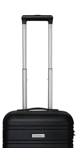 Globeless Handbagage Koffer - TSA Slot - 55x35x20cm - IATA Standaard Trolley - Zwart 8 Globeless Handbagage Koffer - TSA Slot - 55x35x20cm - IATA Standaard Trolley - Zwart -Reisopslagwinkel 619x1200