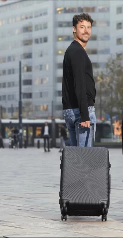 Enrico Benetti Louisville Driedelige Kofferset Hardcase - 39040 - Zwart -Reisopslagwinkel 622x1200 7