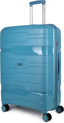 Decent ONE-CITY Large Koffer - 76 Cm - TSA Slot - Petrol