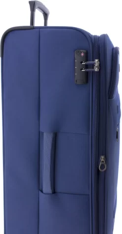 Gladiator Siroco L Grote Koffer 78 Cm - 115 Liter - Expandable - TSA Slot - Blauw -Reisopslagwinkel 624x1200 1