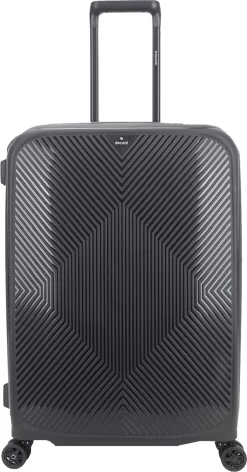 Decent Koffer / Trolley / Reiskoffer - 68 X 47.5 X 28 Cm - 80 Liter - Axiss-Fix - Zwart