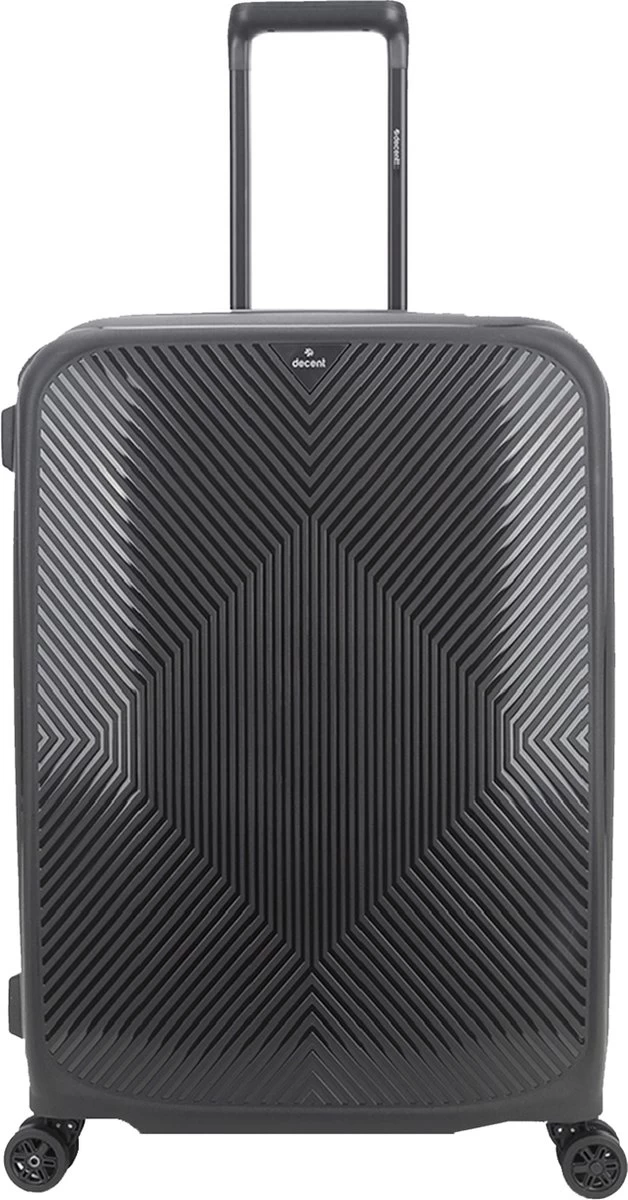 Decent Koffer / Trolley / Reiskoffer - 68 X 47.5 X 28 Cm - 80 Liter - Axiss-Fix - Zwart 1 Decent Koffer / Trolley / Reiskoffer - 68 X 47.5 X 28 Cm - 80 Liter - Axiss-Fix - Zwart