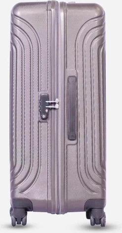 ©TROLLEYZ - Florence No.7 - Trolley - 55cm Met TSA Slot - Dubbele Wielen - 360° Spinners - 100% ABS - Handbagage Koffer In Cloudy Grey -Reisopslagwinkel 631x1200 1