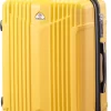 Tesla PC - Reiskoffer - 65 Cm - 4 Wielen - Geel