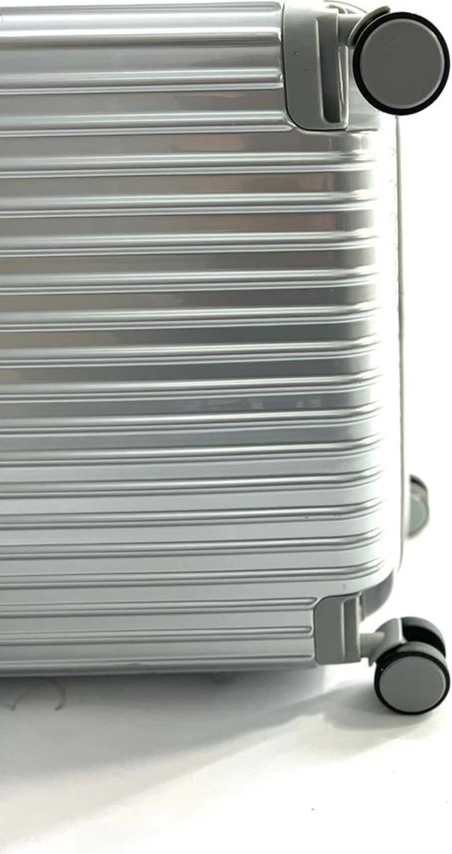 AATravel XL Reiskoffer - Trolley ABS - Met Dubbele Wielen - 75 Cm - 94 Liter - Zilver 3 AATravel XL Reiskoffer - Trolley ABS - Met Dubbele Wielen - 75 Cm - 94 Liter - Zilver - Afbeelding 3