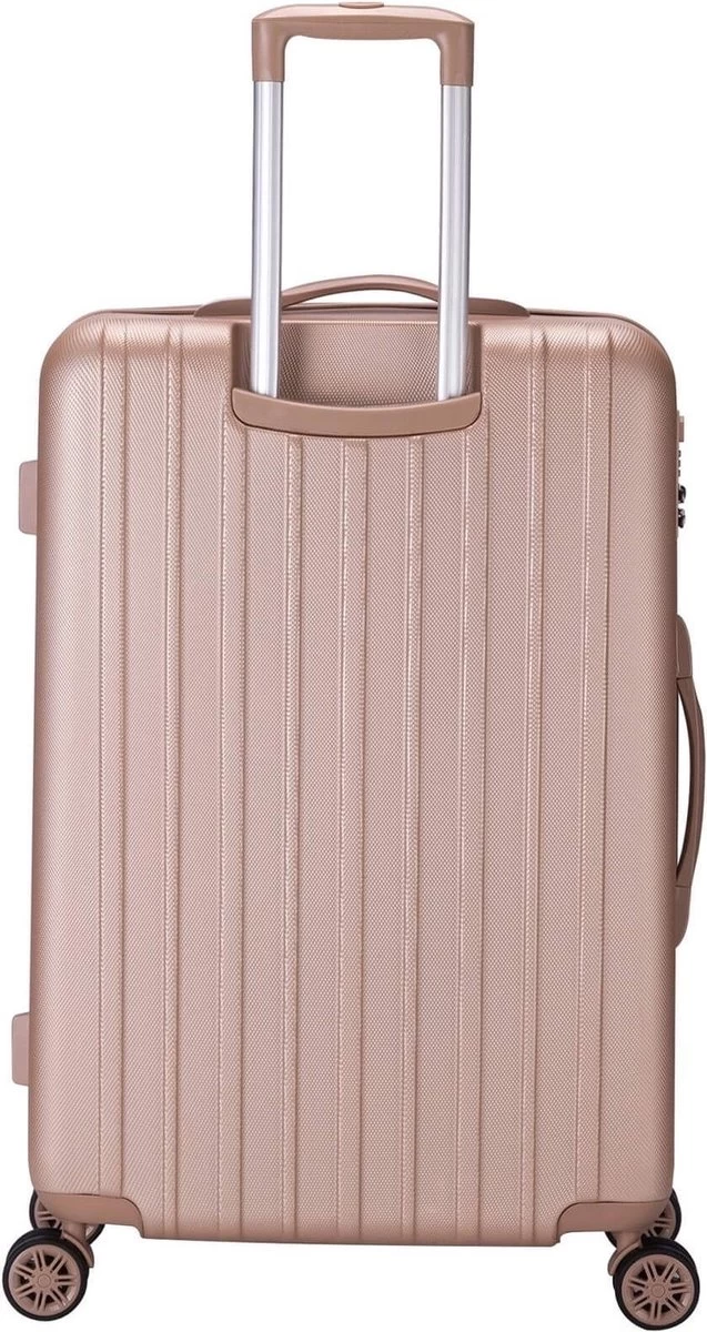 Decent Tranporto-One Handbagage Koffer 55 Cm - Zalmroze 3 Decent Tranporto-One Handbagage Koffer 55 Cm - Zalmroze - Afbeelding 3