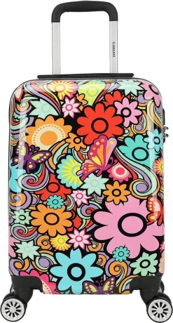 Decent Forenza Handbagage Koffer - 55 Cm - Flowers