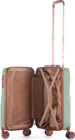 Oistr Florence Handbagage Spinner S Olive Green -Reisopslagwinkel 645x1200 4