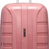 ©TROLLEYZ - Paris No.5 - Reiskoffer - 69cm Met TSA Slot - Dubbele Wielen - 360° Spinners - 100% Polypropyleen - Reiskoffer In Rose Blush