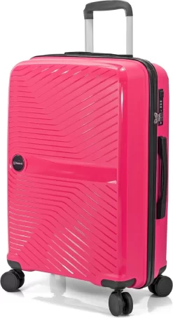 Benzi Ovar Grote Koffer - 75 Cm - 95 Liter - Fuchsiaroze