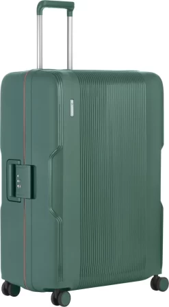 CarryOn Protector Luxe Grote Reiskoffer - Trolley 77cm Met TSA-klikslot - Ultrasterk - Groen