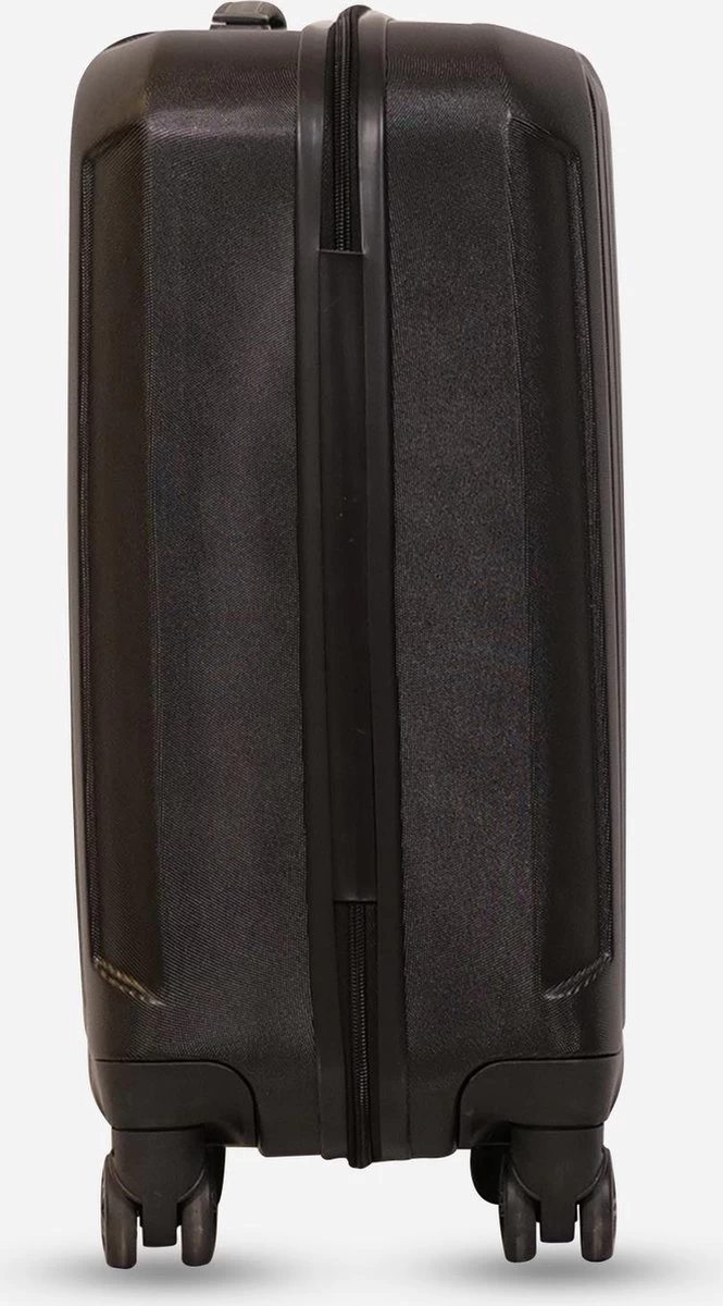 ©TROLLEYZ - Bali No.22 - Trolley - 55cm Met TSA Slot - Dubbele Wielen - 360° Spinners - 100% ABS - Handbagage Koffer In Night Black 2 ©TROLLEYZ - Bali No.22 - Trolley - 55cm Met TSA Slot - Dubbele Wielen - 360° Spinners - 100% ABS - Handbagage Koffer In Night Black - Afbeelding 2