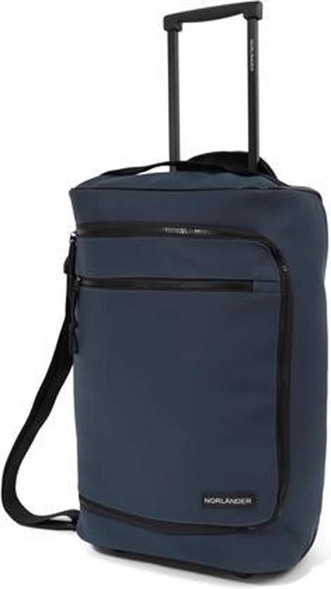 Norlander Lyon Trolleytas - Dull PU - 21 Liter - Blauw 1 Norlander Lyon Trolleytas - Dull PU - 21 Liter - Blauw
