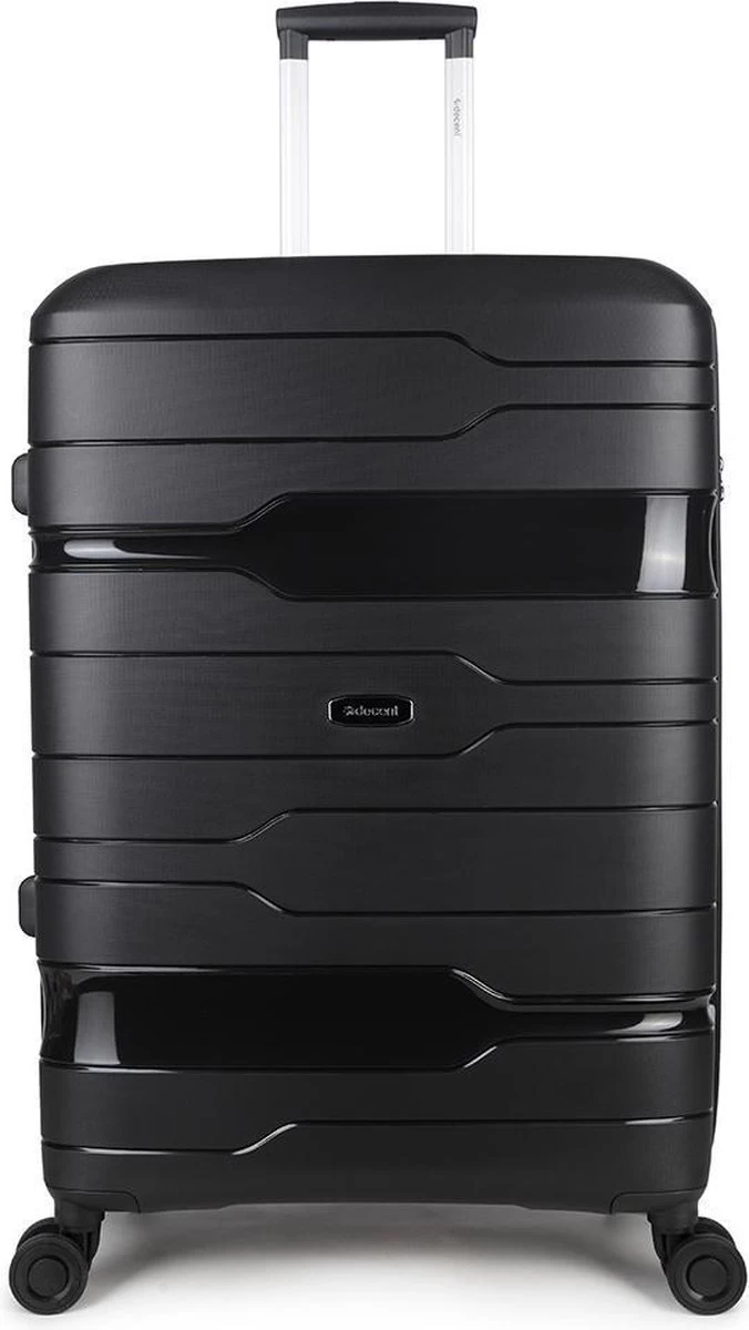 Decent ONE-CITY Large Koffer - 76 Cm - TSA Slot - Zwart 13 Decent ONE-CITY Large Koffer - 76 Cm - TSA Slot - Zwart - Afbeelding 13
