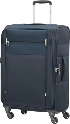 Samsonite Reiskoffer - Citybeat Spinner 66/24 Uitbreidbaar (Medium) Navy Blue