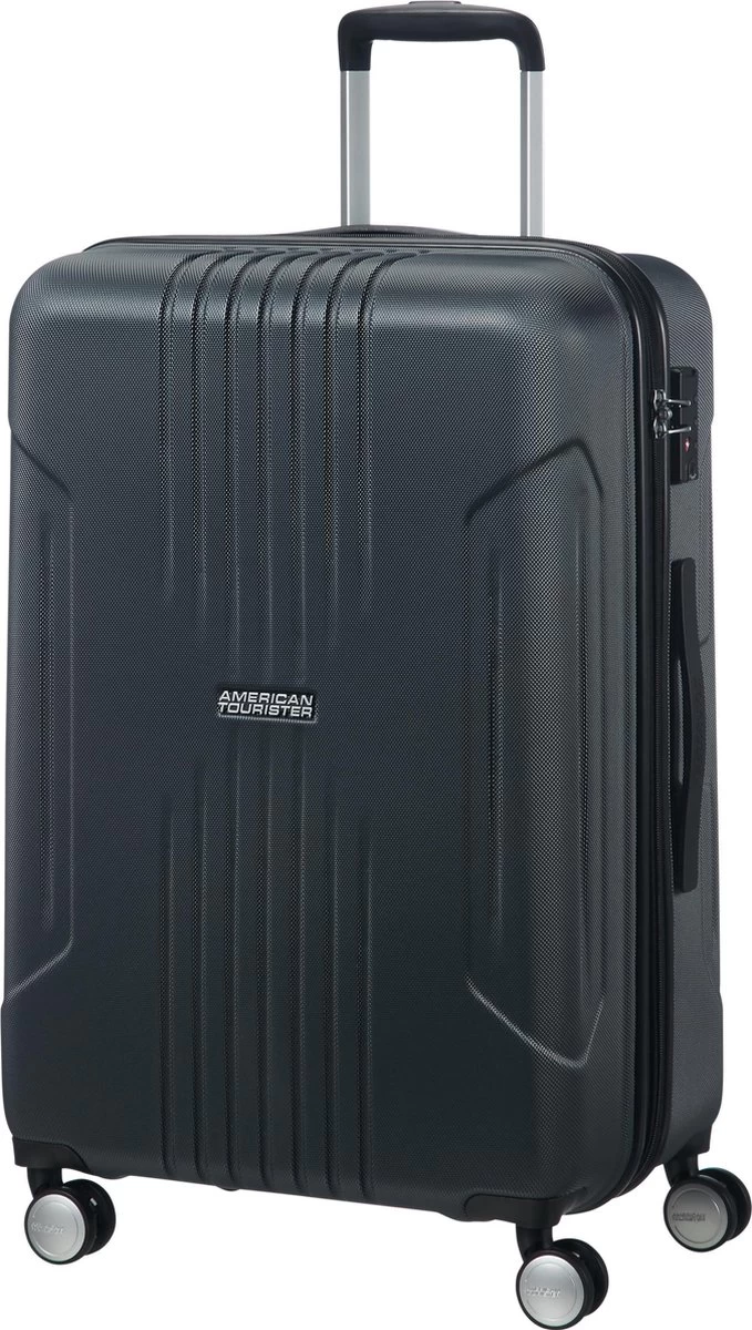 American Tourister Tracklite Spinner Reiskoffer 67 Cm - Dark Slate 1 American Tourister Tracklite Spinner Reiskoffer 67 Cm - Dark Slate