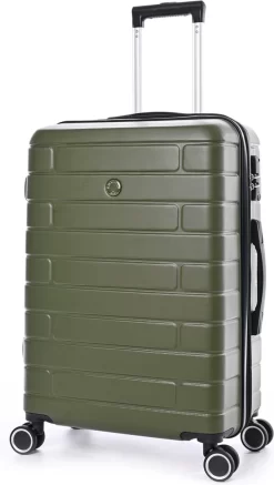 Jump Arogado - Reiskoffer - 66 Cm - 4 Wielen - TSA-Cijferslot - Kaki