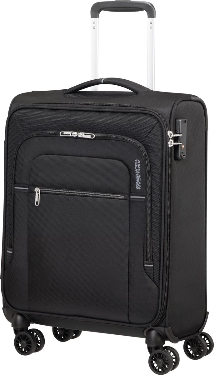 American Tourister Reiskoffer - Crosstrack Spinner 55/20 Tsa (Handbagage) Black/Grey 1 American Tourister Reiskoffer - Crosstrack Spinner 55/20 Tsa (Handbagage) Black/Grey
