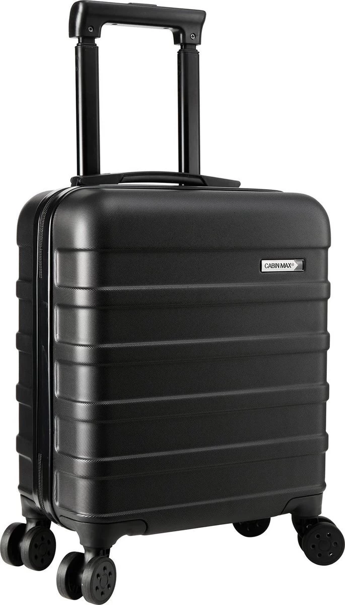CabinMax Handbagage Koffer - Trolley 30L - Harde Reiskoffer - 45x36x20cm - Lichtgewicht - Groot Capaciteit - Zwart 1 CabinMax Handbagage Koffer - Trolley 30L - Harde Reiskoffer - 45x36x20cm - Lichtgewicht - Groot Capaciteit - Zwart