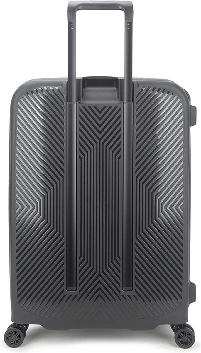 Decent Koffer / Trolley / Reiskoffer - 68 X 47.5 X 28 Cm - 80 Liter - Axiss-Fix - Zwart 8 Decent Koffer / Trolley / Reiskoffer - 68 X 47.5 X 28 Cm - 80 Liter - Axiss-Fix - Zwart - Afbeelding 8