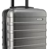 CabinMax Handbagage Koffer - Trolley 30L - Harde Reiskoffer - 45x36x20cm - Lichtgewicht - Groot Capaciteit - Steel Grey