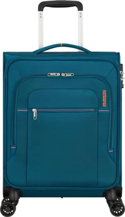 American Tourister Reiskoffer - Crosstrack Spinner 55/20 Tsa (Handbagage) Navy/Orange -Reisopslagwinkel 691x1200
