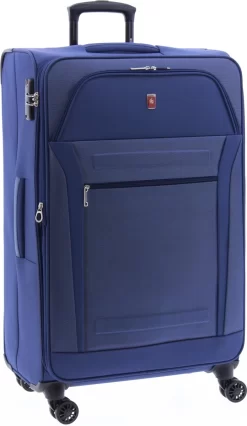 Gladiator Siroco L Grote Koffer 78 Cm - 115 Liter - Expandable - TSA Slot - Blauw -Reisopslagwinkel 695x1200 4