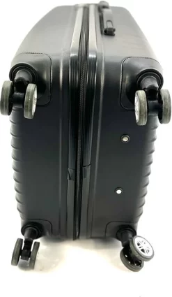 AATravel M Reiskoffer - Trolley ABS - Met Dubbele Wielen - 66 Cm - 73 Liter - Zwart -Reisopslagwinkel 698x1200 4