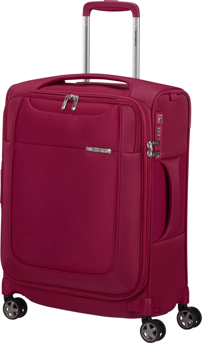 Samsonite Reiskoffer Met Laptopvak - D'Lite Spinner Uitbreidbaar (4 Wielen) 55 Cm Handbagage - Fuchsia - 2 Kg 1 Samsonite Reiskoffer Met Laptopvak - D'Lite Spinner Uitbreidbaar (4 Wielen) 55 Cm Handbagage - Fuchsia - 2 Kg