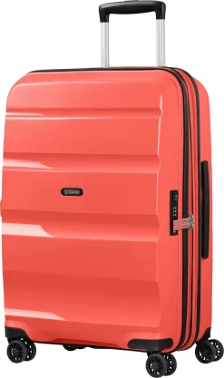 American Tourister Reiskoffer - Bon Air Dlx Spinner 66/24 Tsa Uitbreidbaar (Medium) Flash Coral -Reisopslagwinkel 711x1200 1