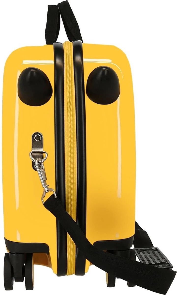 Disney Winnie The Pooh Kinderkoffer ABS Rol Zit Geel 2 Disney Winnie The Pooh Kinderkoffer ABS Rol Zit Geel - Afbeelding 2