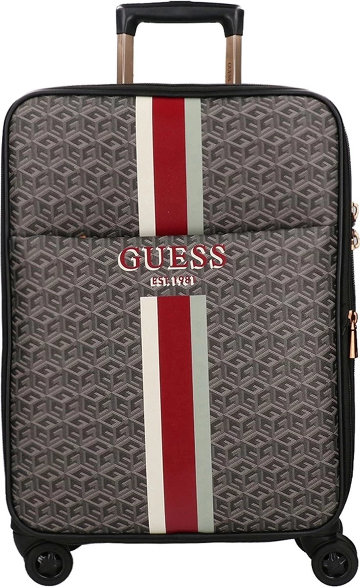 Guess Zachte Koffer / Trolley / Reiskoffer - Vikky - 57 Cm (medium) - Multicolor 1 Guess Zachte Koffer / Trolley / Reiskoffer - Vikky - 57 Cm (medium) - Multicolor