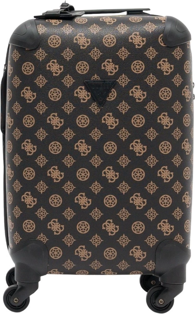 Guess Handbagage Koffer / Trolley / Reiskoffer - 50 Cm - 25 Liter - Wilder - Bruin 1 Guess Handbagage Koffer / Trolley / Reiskoffer - 50 Cm - 25 Liter - Wilder - Bruin