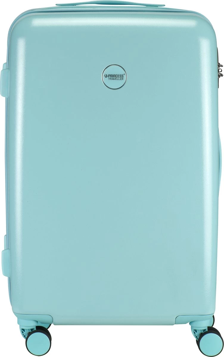 Princess Traveller Harlem - Reiskoffer - Blauw - M - 66cm 1 Princess Traveller Harlem - Reiskoffer - Blauw - M - 66cm