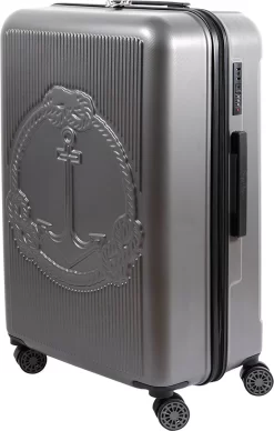 Biggdesign Ocean Handbagage Koffer - Reiskoffer - Grijs - Klein