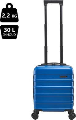CabinMax Handbagage Koffer - Trolley 30L - Harde Reiskoffer - 45x36x20cm - Lichtgewicht - Groot Capaciteit - Aegean Blue -Reisopslagwinkel 764x1200 1