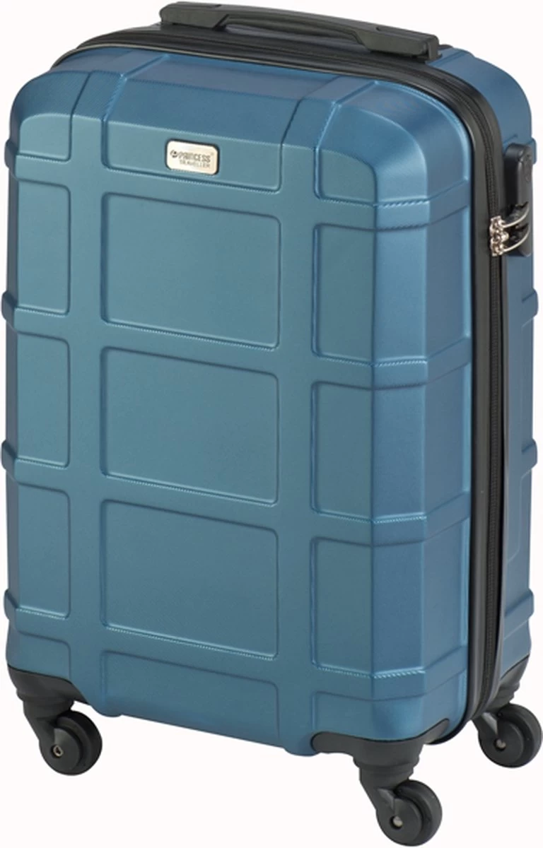Princess Traveller Madeira - Reiskoffer - Donkerblauw - M - 66cm 1 Princess Traveller Madeira - Reiskoffer - Donkerblauw - M - 66cm