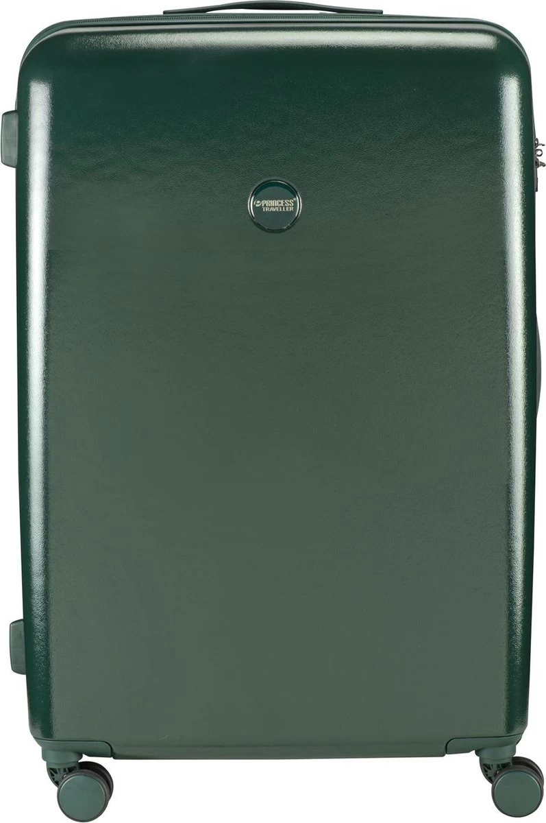 Princess Traveller Harlem - Reiskoffer - Groen - L - 76cm 1 Princess Traveller Harlem - Reiskoffer - Groen - L - 76cm