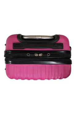 SB Travelbags 'Expandable' Handbagage Koffer 53cm 4 Wielen Trolley - Roze -Reisopslagwinkel 799x1200 1
