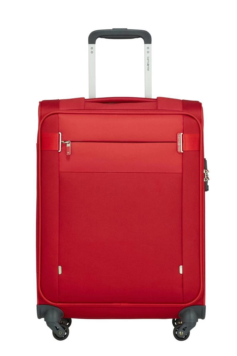 Samsonite Reiskoffer - Citybeat Spinner 55/20 Length 40Cm (Handbagage) Red 2 Samsonite Reiskoffer - Citybeat Spinner 55/20 Length 40Cm (Handbagage) Red - Afbeelding 2