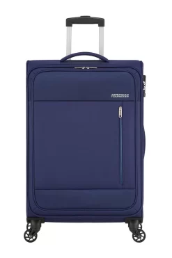 American Tourister Reiskoffer - Heat Wave Spinner 68/25 Tsa (Medium) Combat Navy -Reisopslagwinkel 799x1200 120