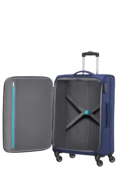 American Tourister Reiskoffer - Heat Wave Spinner 68/25 Tsa (Medium) Combat Navy -Reisopslagwinkel 799x1200 121