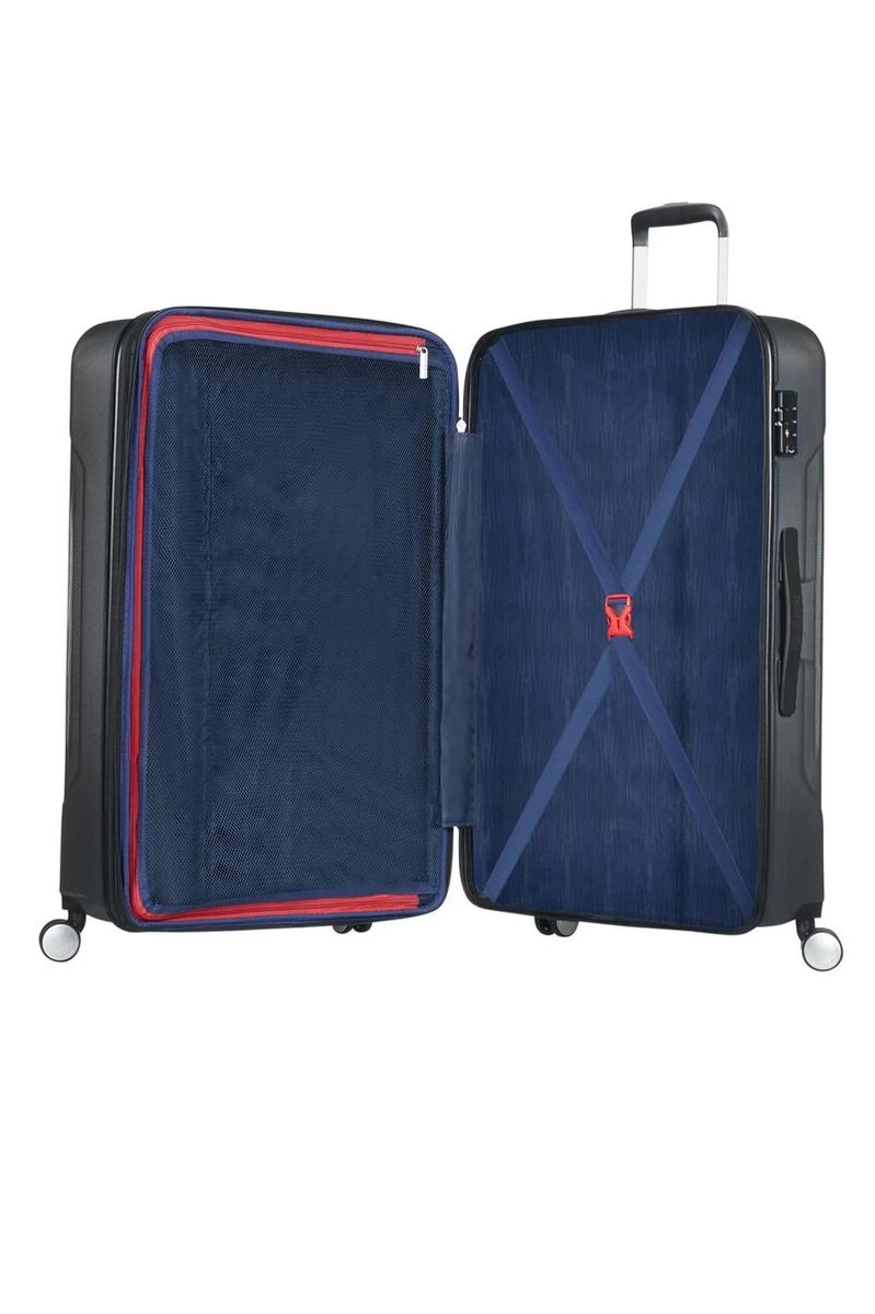 American Tourister Tracklite Spinner Reiskoffer 67 Cm - Dark Slate 2 American Tourister Tracklite Spinner Reiskoffer 67 Cm - Dark Slate - Afbeelding 2