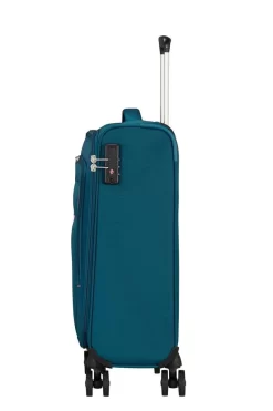 American Tourister Reiskoffer - Crosstrack Spinner 55/20 Tsa (Handbagage) Navy/Orange -Reisopslagwinkel 799x1200 5