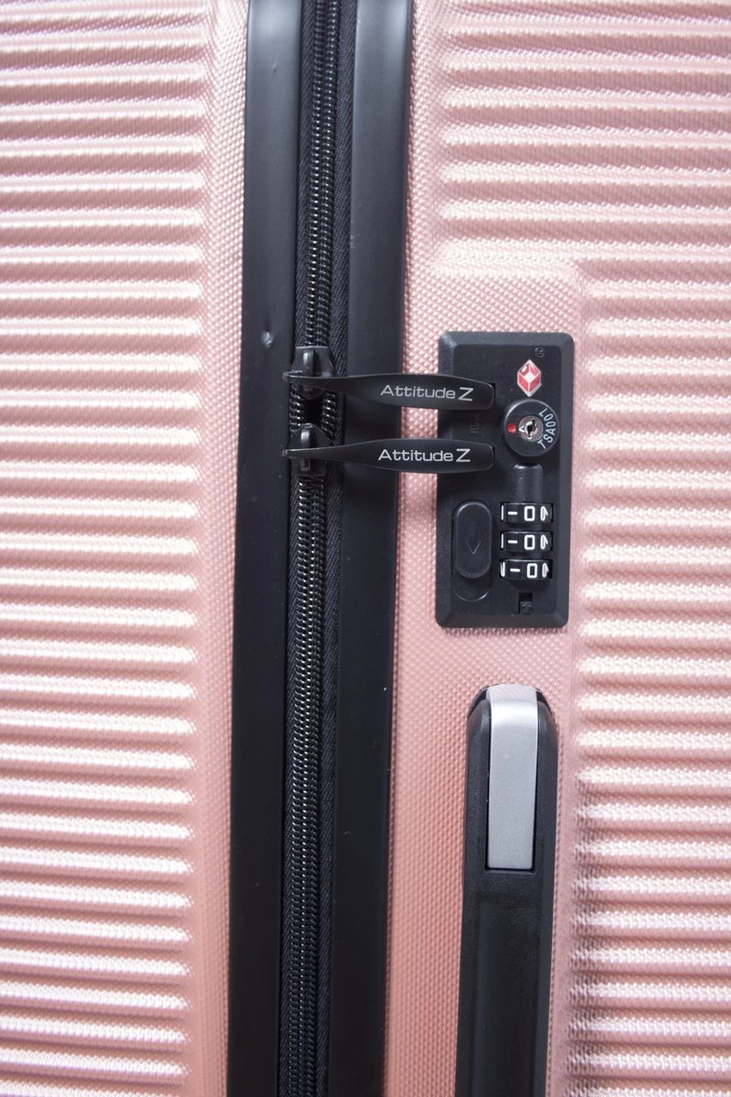 AttitudeZ Air-Z Reiskoffer Large Roze 76cm - TSA-slot 6 AttitudeZ Air-Z Reiskoffer Large Roze 76cm - TSA-slot - Afbeelding 6