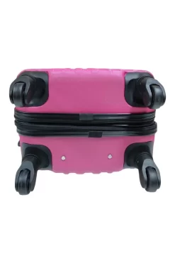 SB Travelbags 'Expandable' Handbagage Koffer 53cm 4 Wielen Trolley - Roze -Reisopslagwinkel 800x1200 6