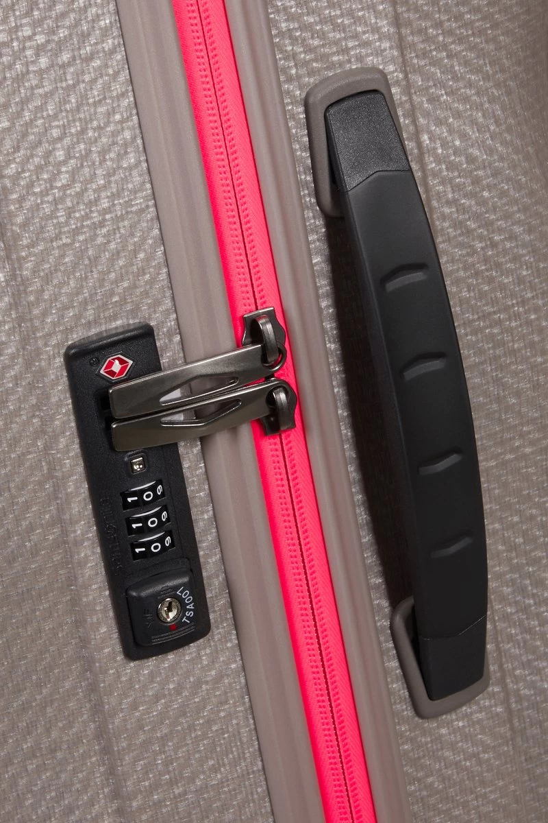 Samsonite Reiskoffer - C-Lite Spinner Uitbreidbaar (4 Wielen) 75 Cm - Pearl/Fuchsia - 2.8 Kg 11 Samsonite Reiskoffer - C-Lite Spinner Uitbreidbaar (4 Wielen) 75 Cm - Pearl/Fuchsia - 2.8 Kg - Afbeelding 11